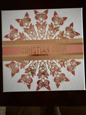 Christian Dior Spring 2026 Paris Butterfly Box- Pink & Gold